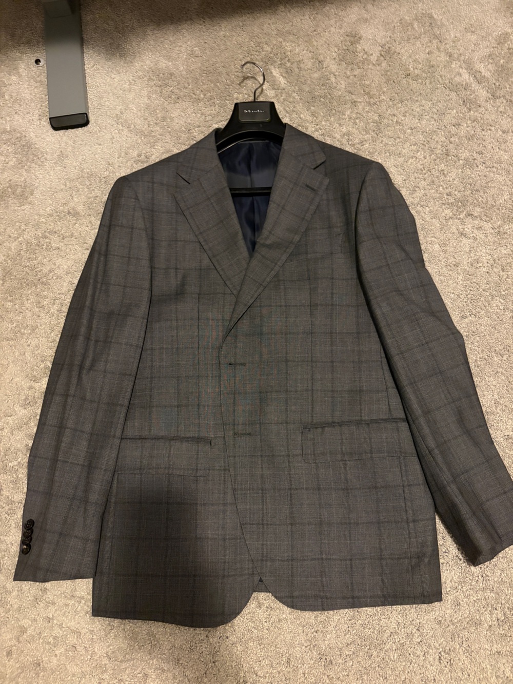 Spier and Mackay Gray Glen Plaid Men's Suit - Contemporary Fit 44S NWOT